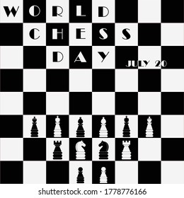 Commemoration of world chess day, July 20th
