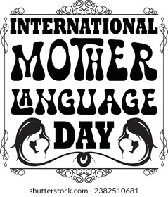 A commemorative artwork celebrating linguistic diversity and cultural heritage, promoting the importance of preserving and cherishing our native languages for a united world.