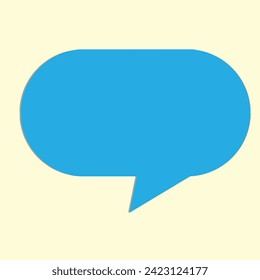 Comment blue icon generic social media user interface icons. Like, comment, share, and save icons. Social media flat icon