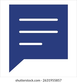 Comment Box Icon Element For Design