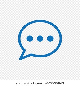 Comment Bubble Icons,  Simple Speech Balloons icon, Bubble Chat Typing icon isolated on a white background, vector illustration eps 10.