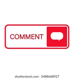 Kommentar-Button-Symbol im Hintergrund dargestellt