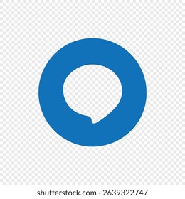 Comment, Chat, Message Bubbles Vector Icon. Communication icons. Vector illustration