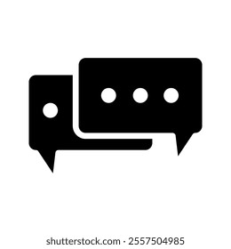 comment column icon simple black line white background