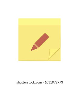 Comment edit message note task icon. Vector illustration