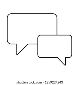 Comment flat icon signs set. Vector for chat symbol illustration.