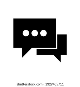 Comment Icon. Bubble Speech Illustration As A Simple Vector Sign & Trendy Symbol for Design, Conversation and Websites, Presentation or Mobile Application.