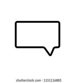 Comment icon. Communication symbol. Talk and chat sign. Flat design. Vector Illustration.