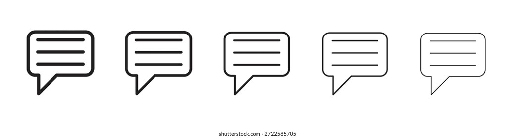 Comment icon design, logo, app, UI. Vector illustration, EPS