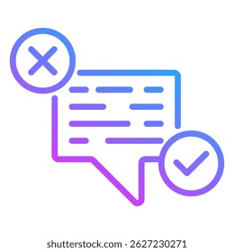 Kommentarsymbol-Element für Design