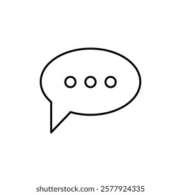 Comment icon Flat illustration sign
