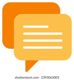 Comment icon Illustration for web, app, infographic