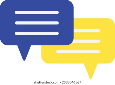 Comment Icon image. Suitable for mobile application.