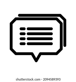 comment icon or logo isolated sign symbol vector illustration - high quality black style vector icons
