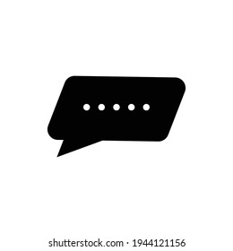 plantilla de vektor de material del logotipo de iconos de comentario