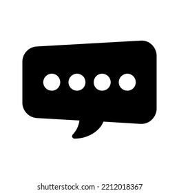 Comment icon. Message sign. vector illustration
