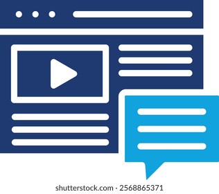 Comment Icon Mixed Vector Illustration
