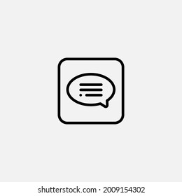 Comment icon sign vector,Symbol, logo illustration for web and mobile