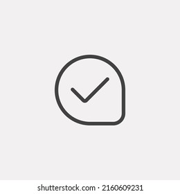 Vector de signo de icono de comentario,Símbolo, ilustración de logotipo para web y móvil