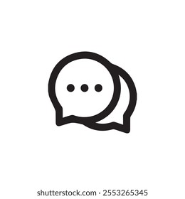 comment icon speech bubble symbol Chat message icon.online communication, Conversation, chatting icon.Vector Illustration EPS 10