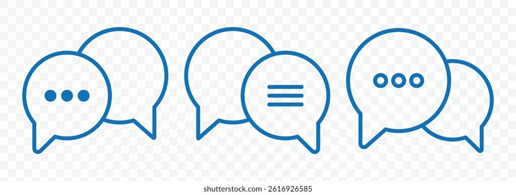 Comment icon speech bubble symbol. Chat, message, message, sms, chat, chatting, talk line icon vector illustration