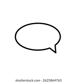 Comment icon speech bubble symbol. Cloud speech bubbles icon. Black speech bubble. bubble speech isolated on white background. 