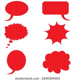 Comment icon speech bubble symbol. Speech bubble collection . Cloud speech bubbles collection. Black speech bubble . Vector illustration 