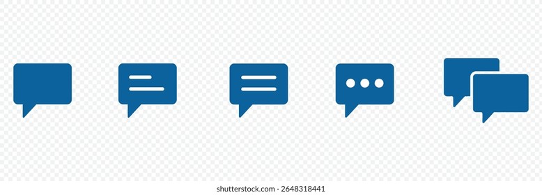 comment icon speech bubble symbol Chat message icons - talk message Bubble chat icon.  Trendy comment symbol. 