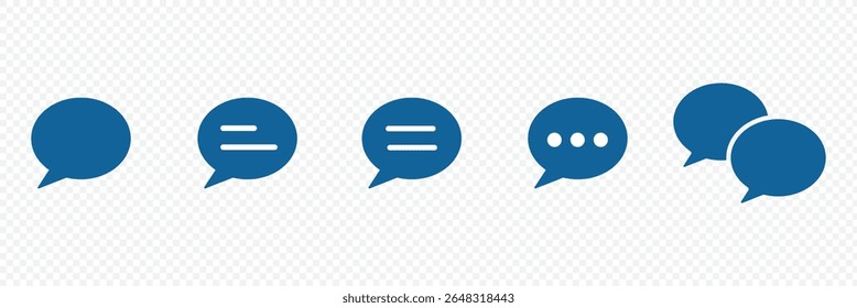 comment icon speech bubble symbol Chat message icons - talk message Bubble chat icon.  Trendy comment symbol. 
