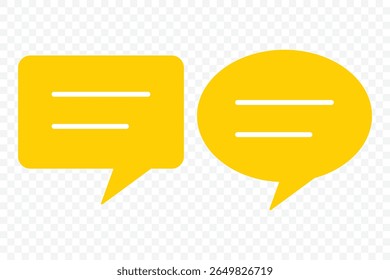 Comment icon speech bubble symbol. Comment icon. Chat icon. Black speech bubble. Vector illustration