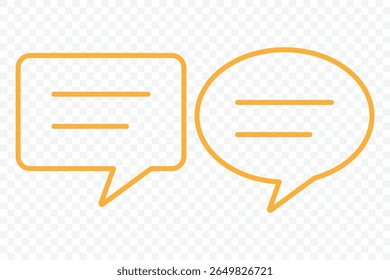 Kommentar Symbol Sprechblase Symbol. Kommentarsymbol. Chat-Symbol. Schwarze Sprechblase. Vektorgrafik