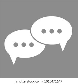 Comment icon. Stock vector illustration.