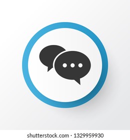 Comment icon symbol. Premium quality isolated chatting element in trendy style.