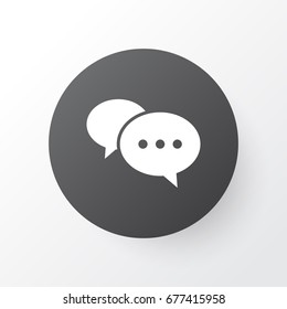 Comment Icon Symbol. Premium Quality Isolated Chatting Element In Trendy Style.