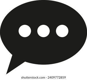 Comment icon symbol vector image. Illustration of the chat social media concept design image