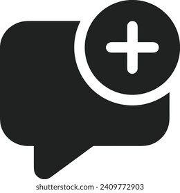 Comment icon symbol vector image. Illustration of the chat social media concept design image