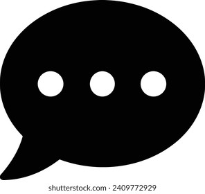 Comment icon symbol vector image. Illustration of the chat social media concept design image