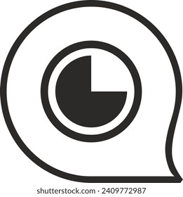 Comment icon symbol vector image. Illustration of the chat social media concept design image