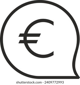 Comment icon symbol vector image. Illustration of the chat social media concept design image