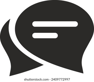 Comment icon symbol vector image. Illustration of the chat social media concept design image