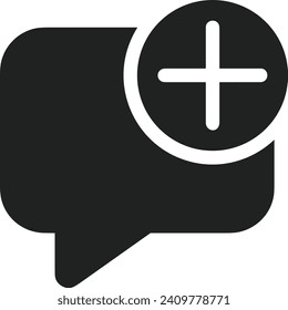 Comment icon symbol vector image. Illustration of the chat social media concept design image