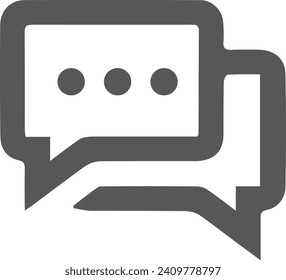 Comment icon symbol vector image. Illustration of the chat social media concept design image