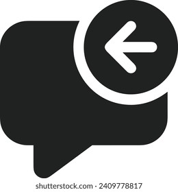Comment icon symbol vector image. Illustration of the chat social media concept design image