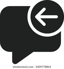 Comment icon symbol vector image. Illustration of the chat social media concept design image