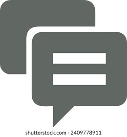 Comment icon symbol vector image. Illustration of the chat social media concept design image