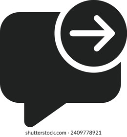 Comment icon symbol vector image. Illustration of the chat social media concept design image