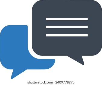 Comment icon symbol vector image. Illustration of the chat social media concept design image