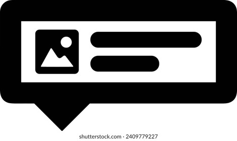 Comment icon symbol vector image. Illustration of the chat social media concept design image