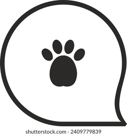 Comment icon symbol vector image. Illustration of the chat social media concept design image