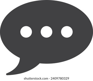 Comment icon symbol vector image. Illustration of the chat social media concept design image